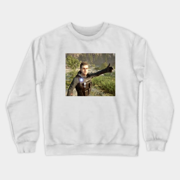 Kelvin Thumb Up - Sons of the forest Crewneck Sweatshirt by YourRequests